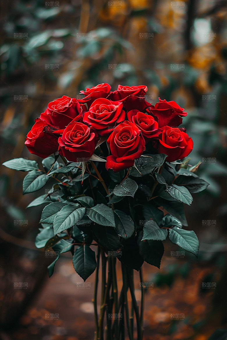 玫瑰花唯美高清素材