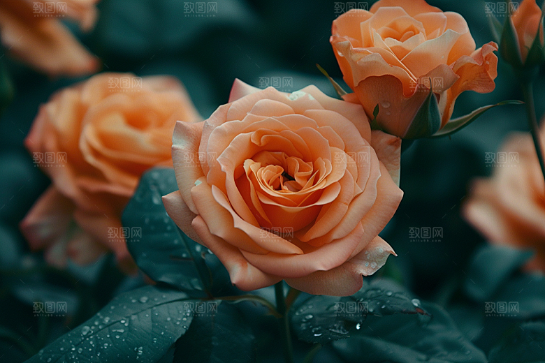玫瑰花复古高清素材