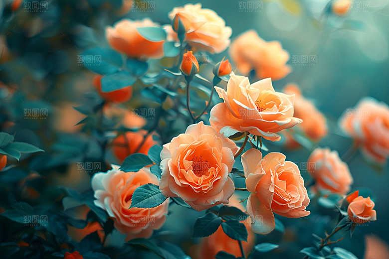 玫瑰花月季花浪漫素材