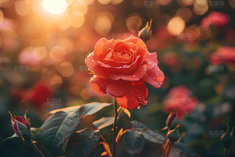 玫瑰花蔷薇月季花素材