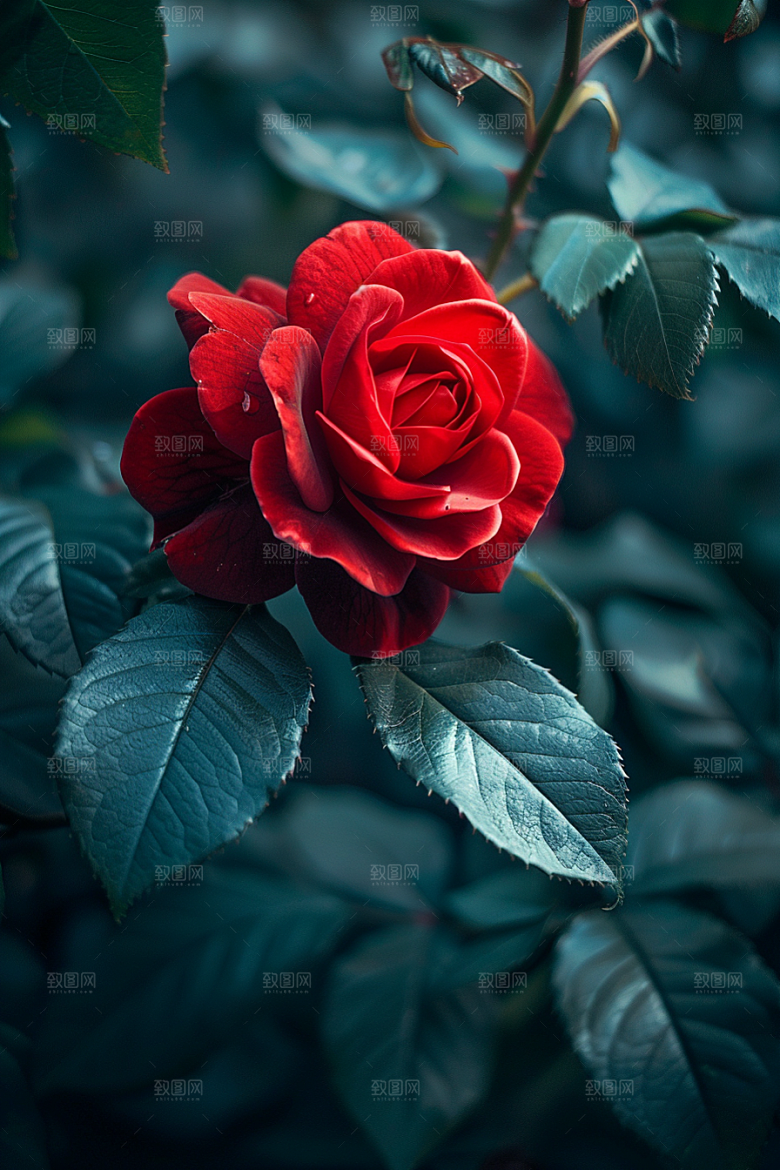 玫瑰花唯美初夏素材