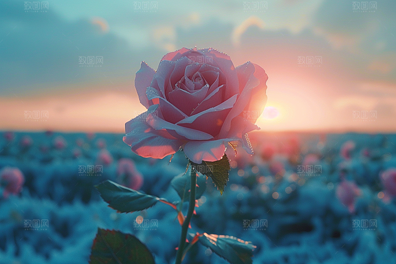 玫瑰花五月初夏素材