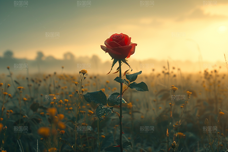 玫瑰花繁花植物素材