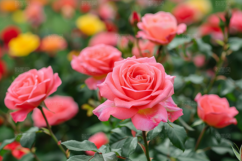玫瑰花初夏花朵素材