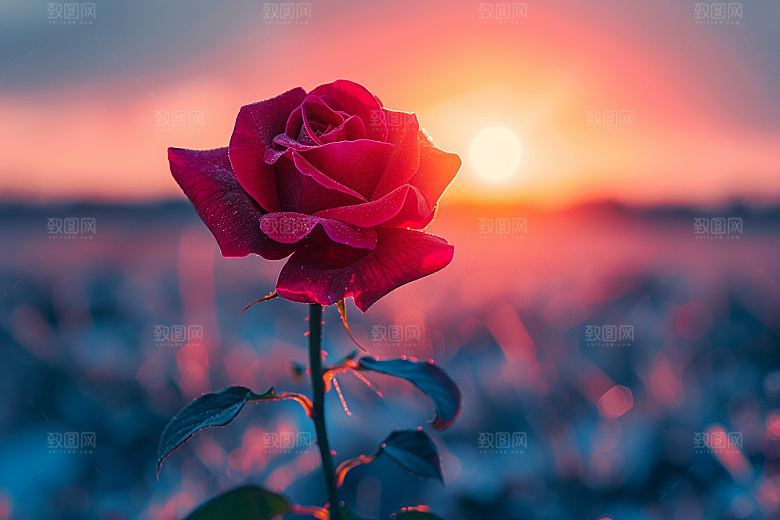 玫瑰花初夏花卉素材