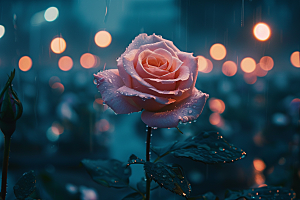 玫瑰花浪漫月季花素材