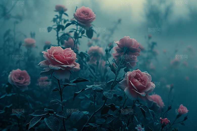 玫瑰花唯美月季花素材