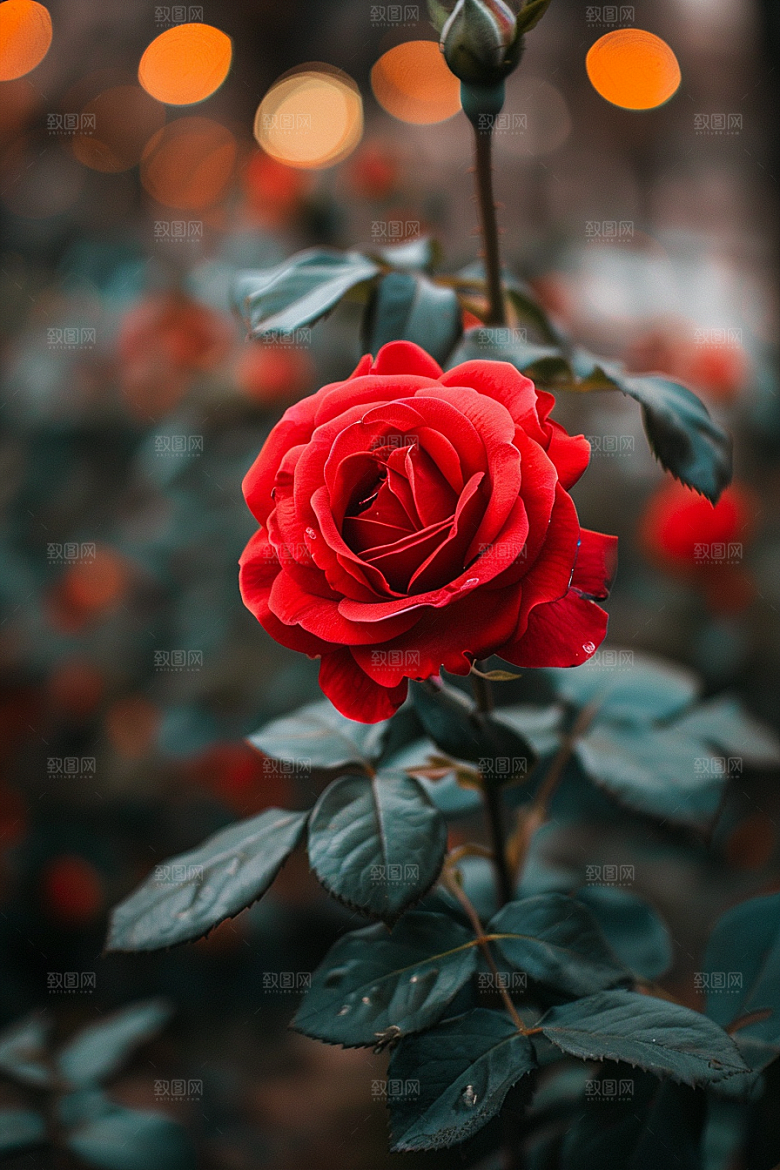 玫瑰花初夏繁花素材