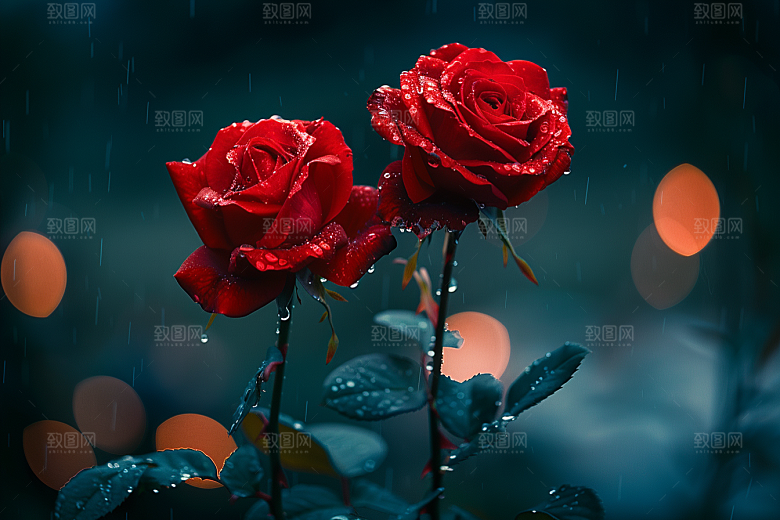 玫瑰花优雅花朵素材