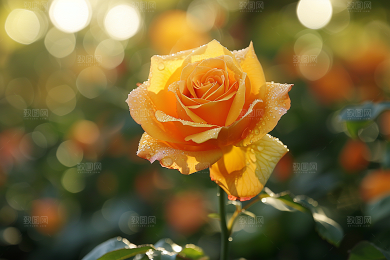 玫瑰花花卉高清素材