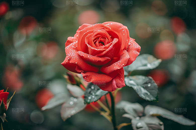 玫瑰花初夏蔷薇素材