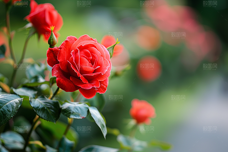 玫瑰花繁花高清素材