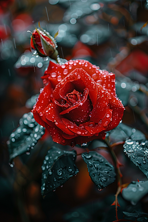 玫瑰花浪漫花朵素材