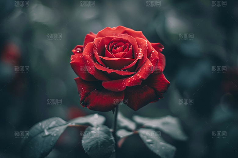 玫瑰花花朵浪漫素材