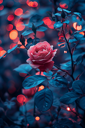 玫瑰花浪漫繁花素材