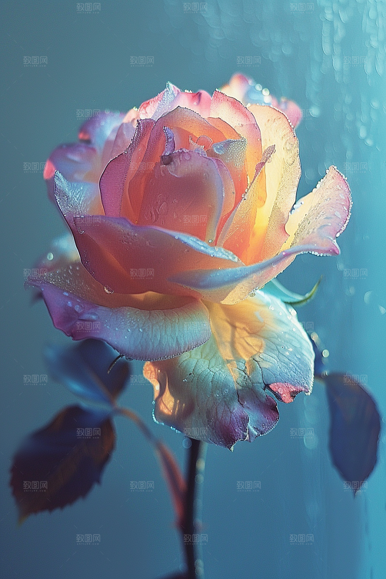玫瑰花繁花花朵素材