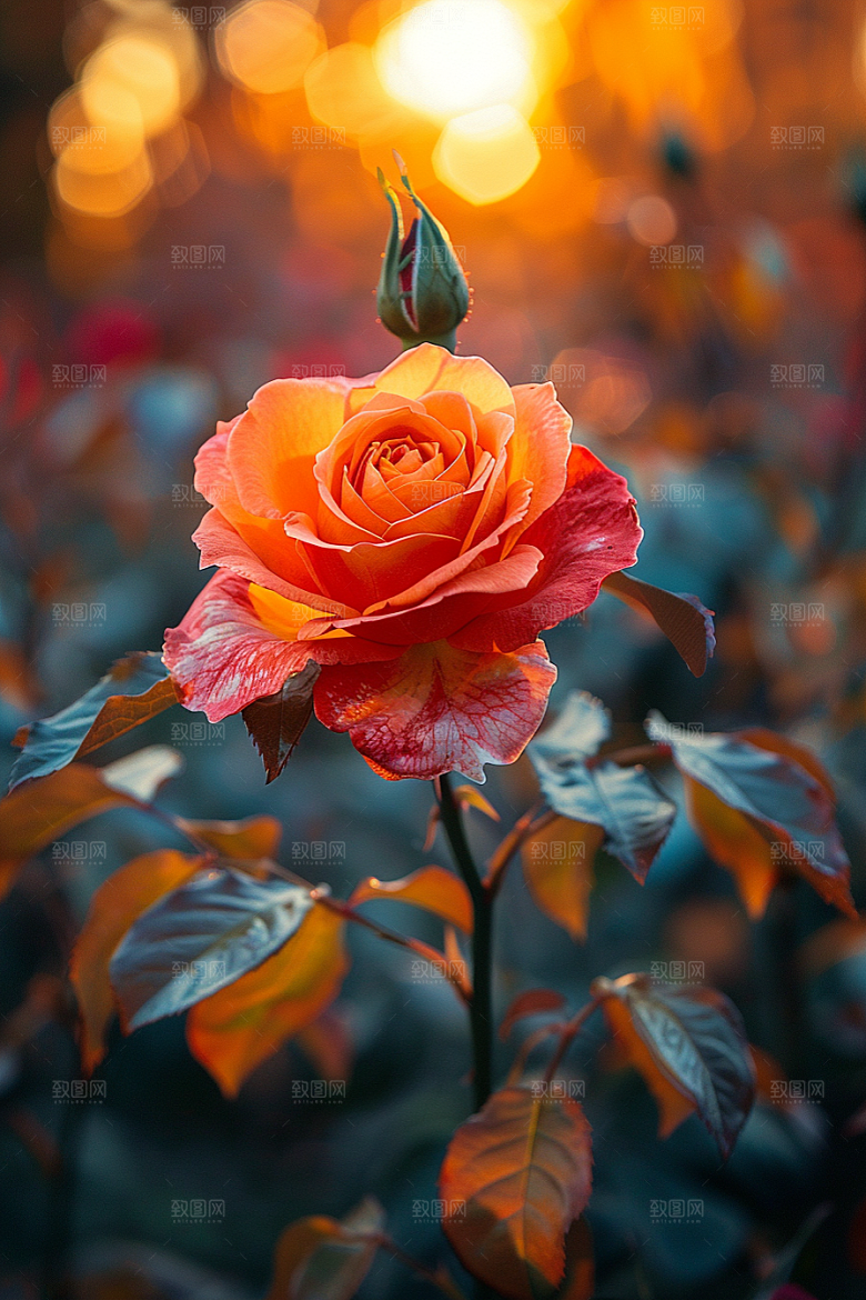 玫瑰花五月月季花素材