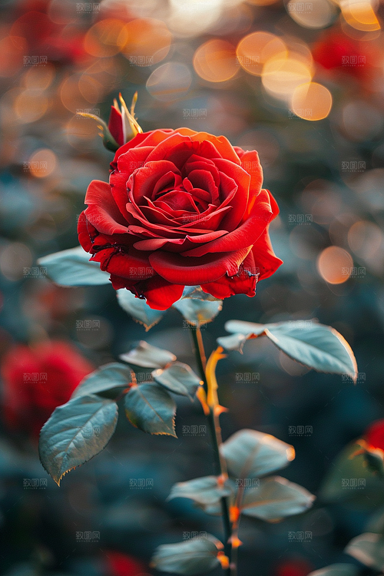 玫瑰花复古浪漫素材