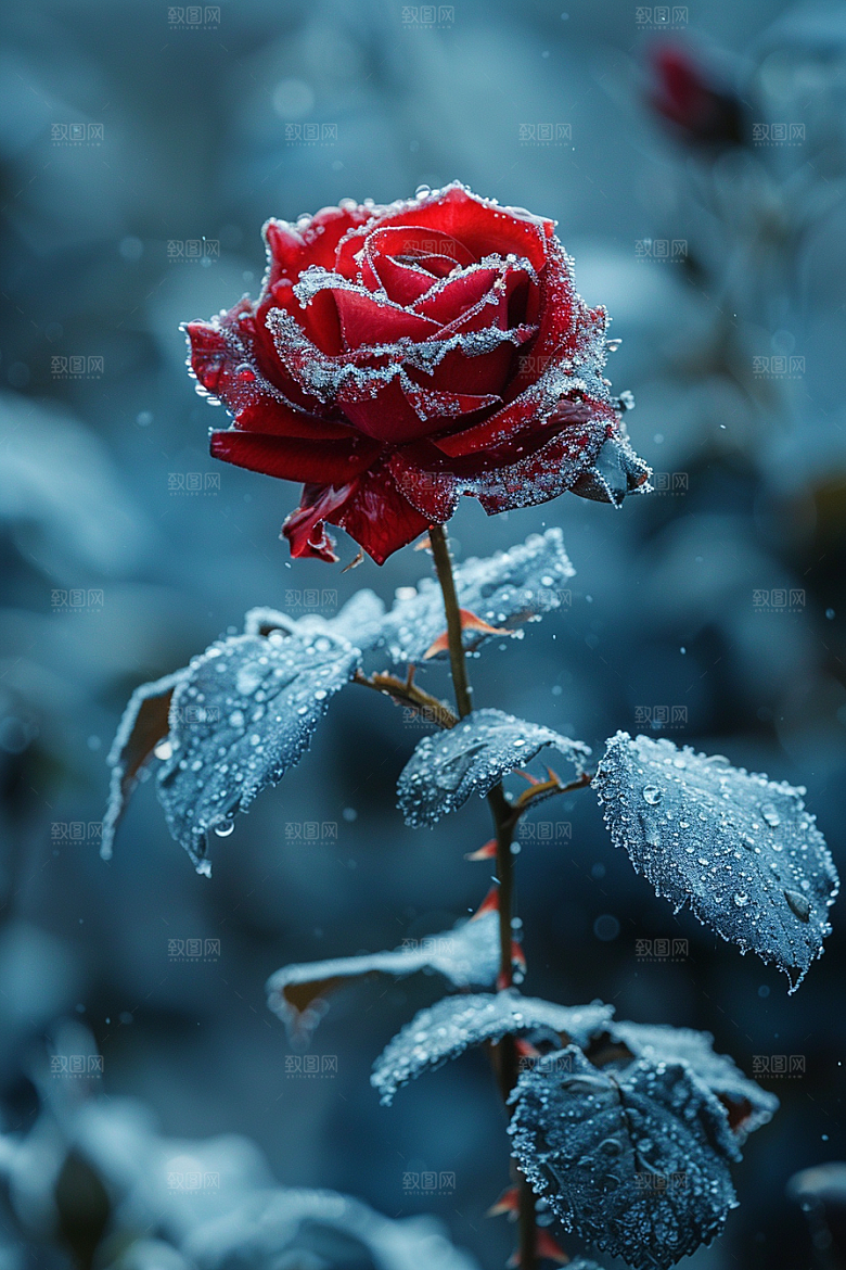 玫瑰花月季花复古素材