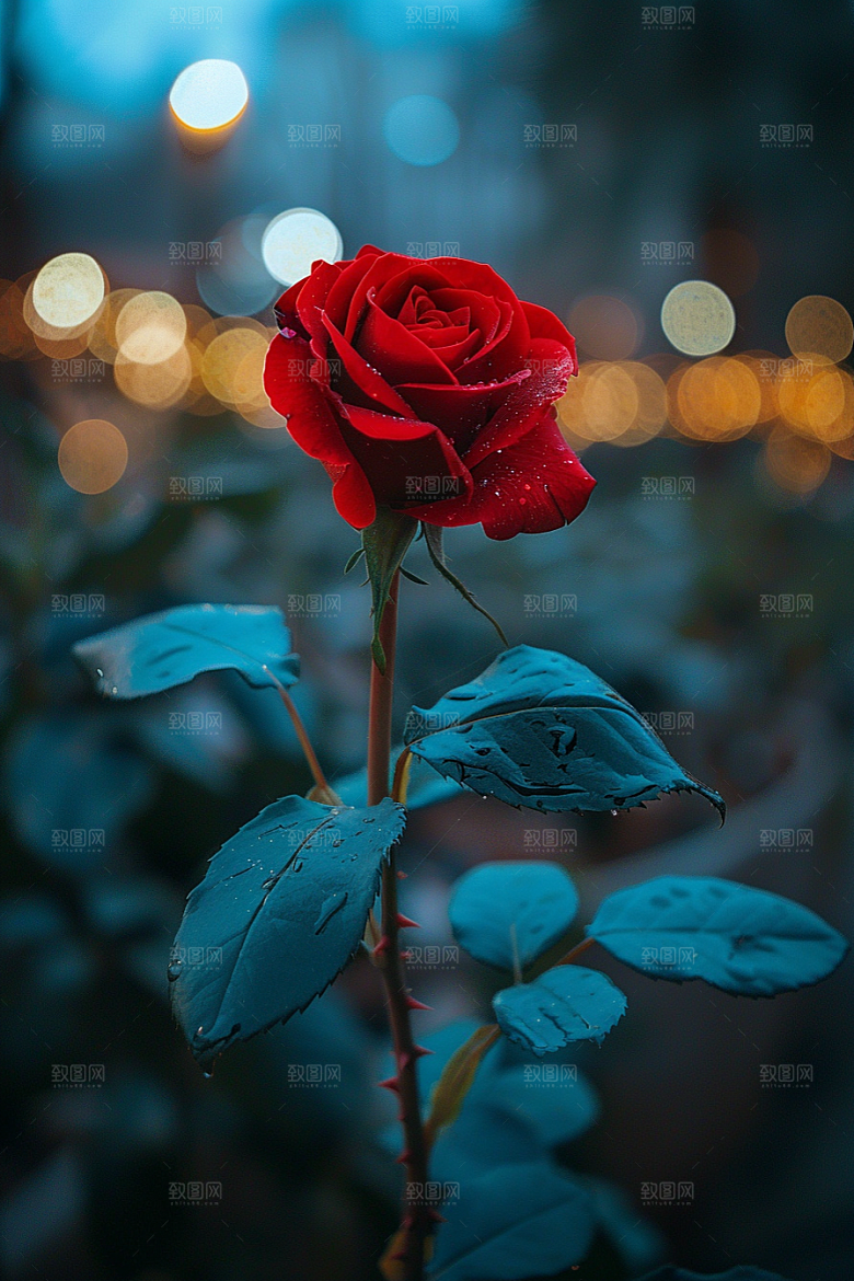 玫瑰花五月繁花素材