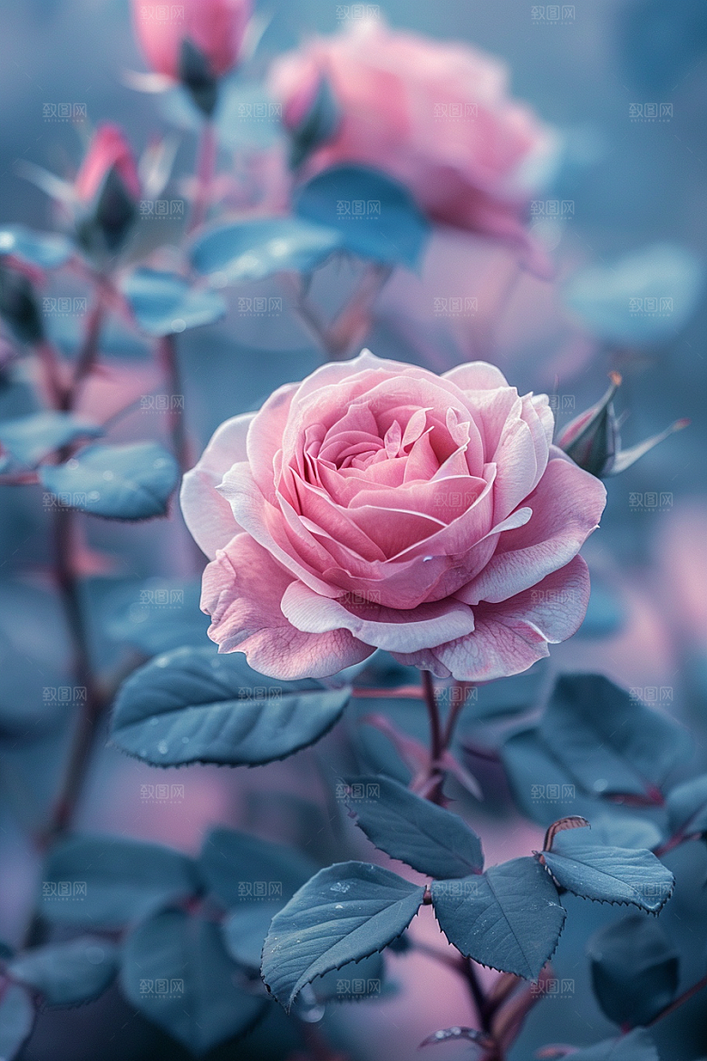 玫瑰花唯美浪漫素材