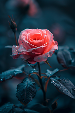 玫瑰花唯美花朵素材