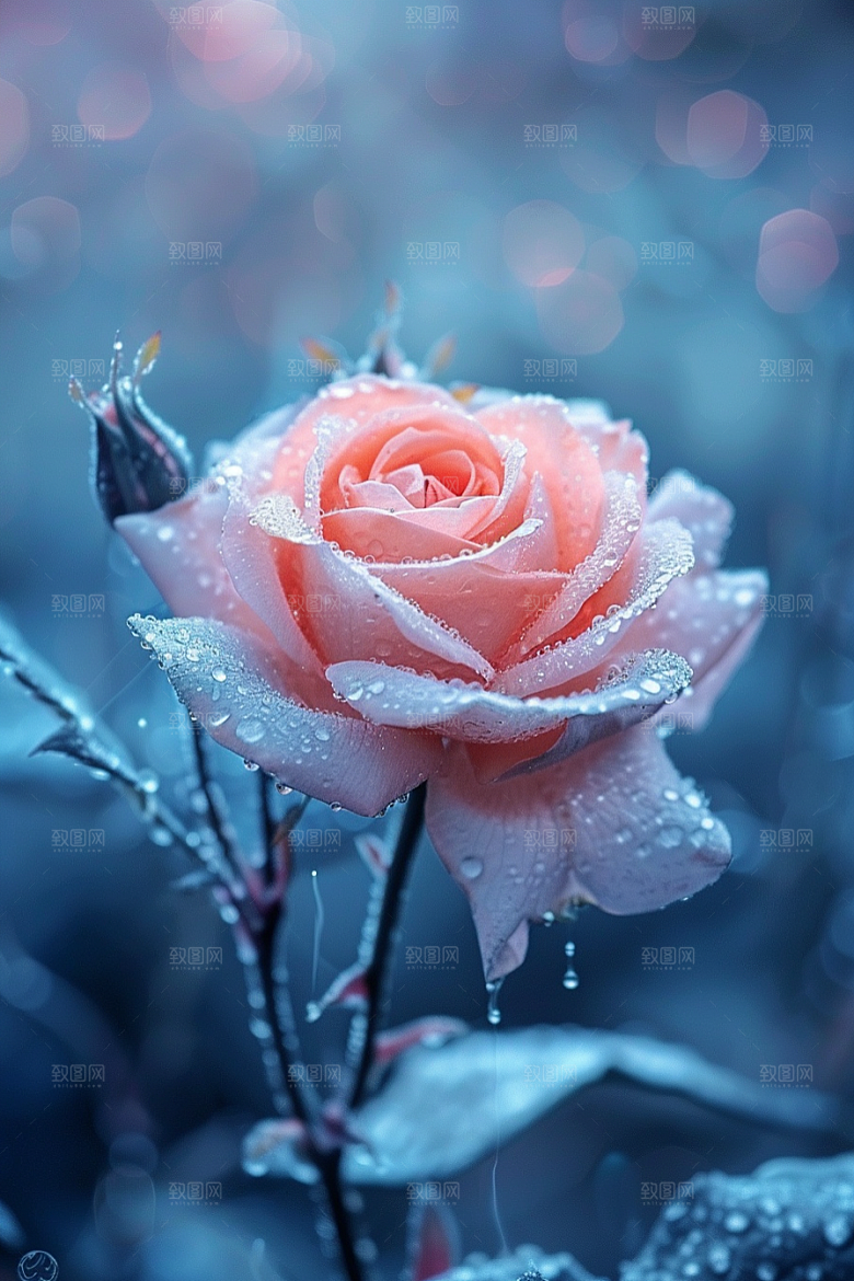 玫瑰花优雅花朵素材
