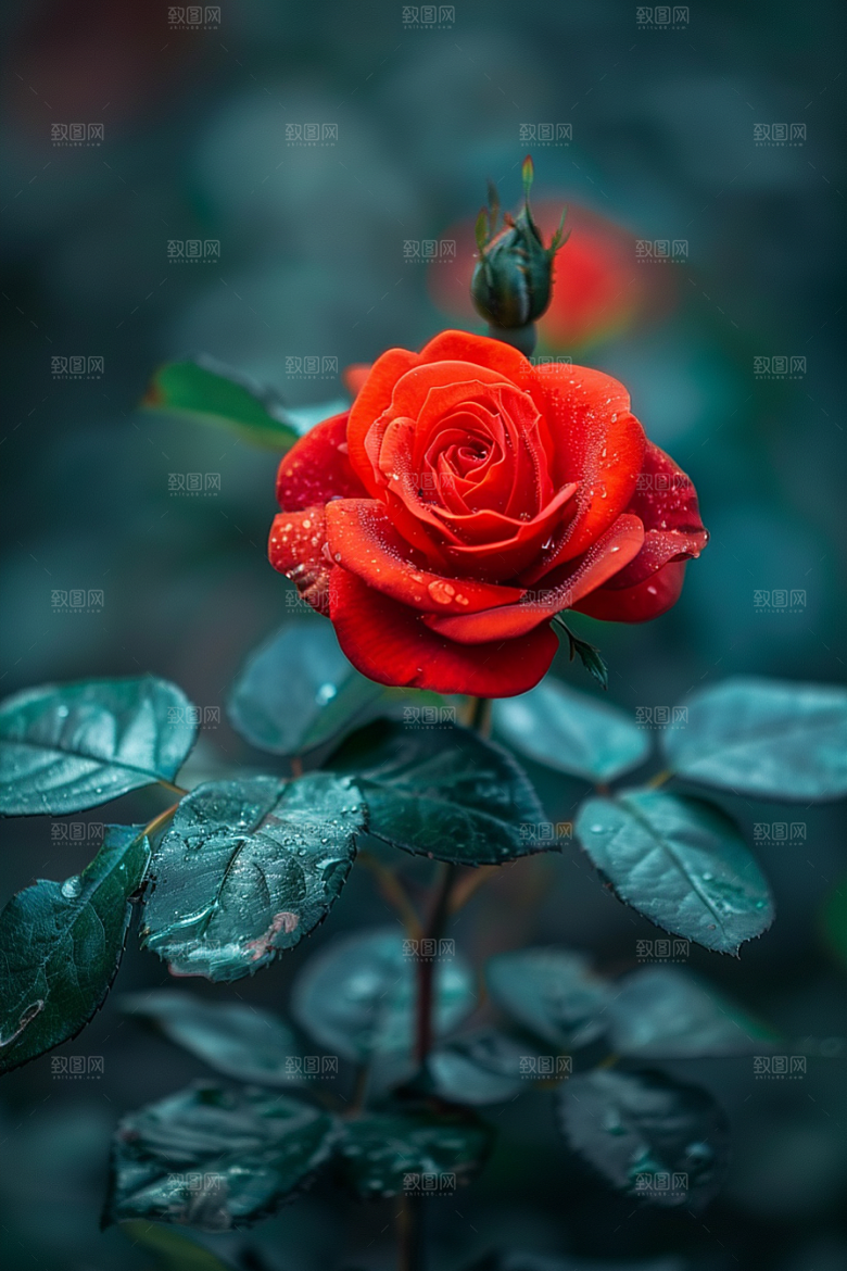 玫瑰花植物浪漫素材