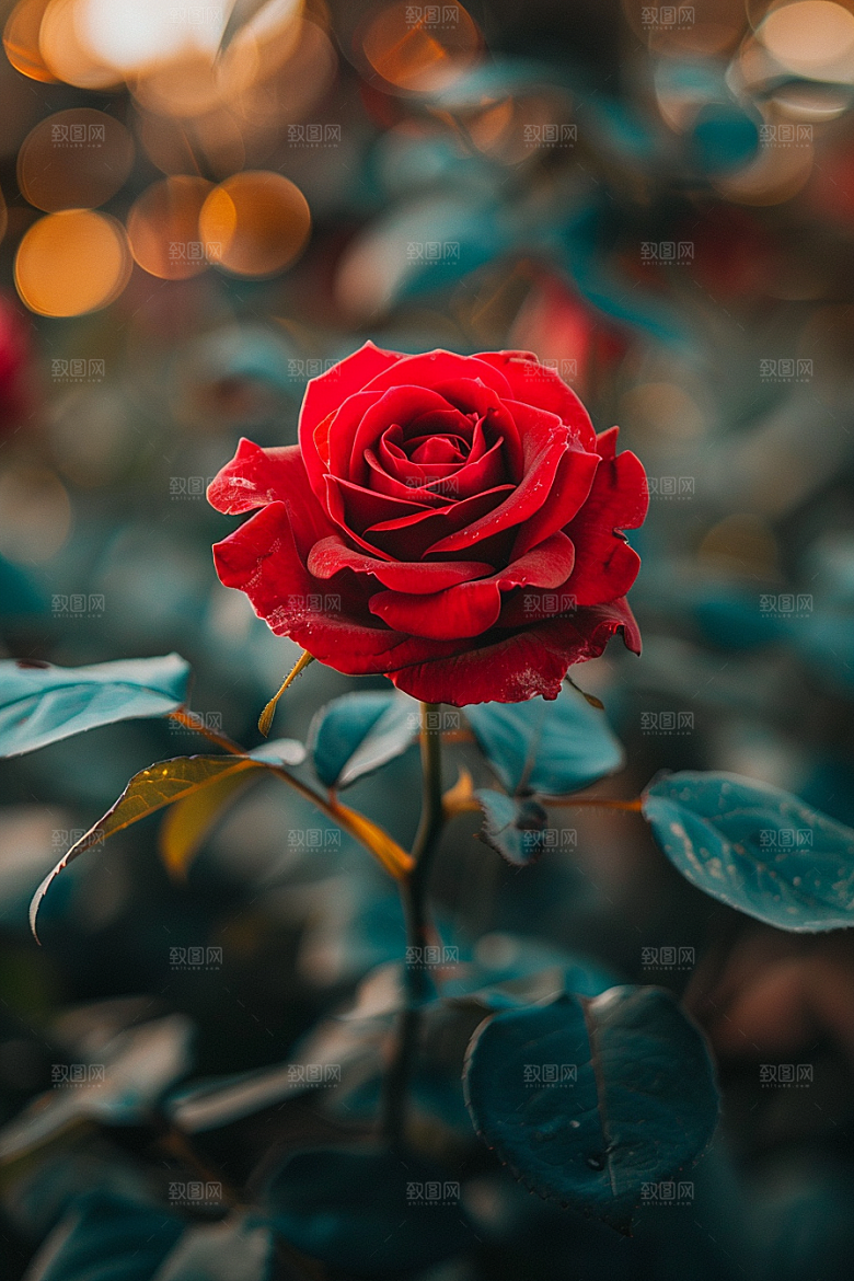 玫瑰花复古月季花素材