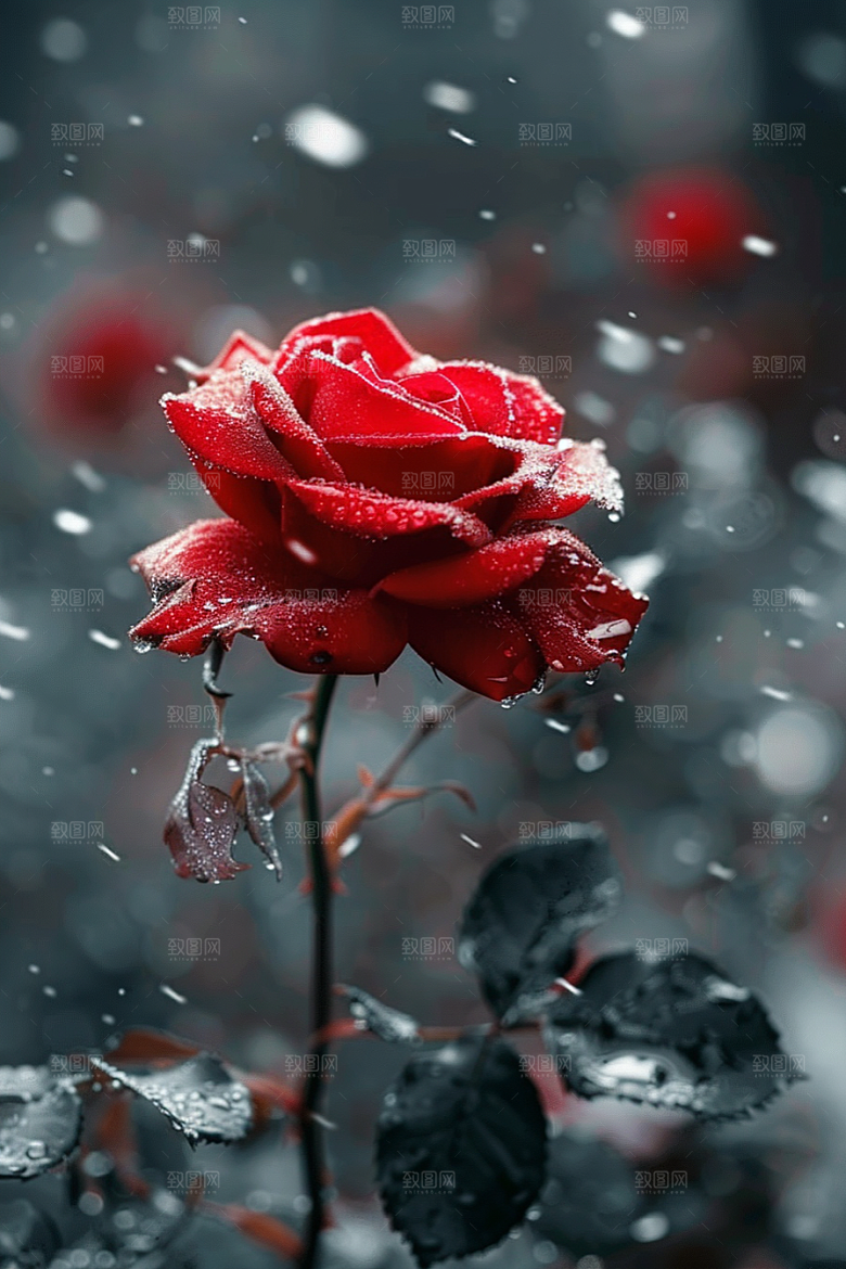 玫瑰花月季花花朵素材
