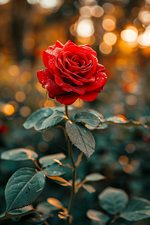 玫瑰花唯美复古素材