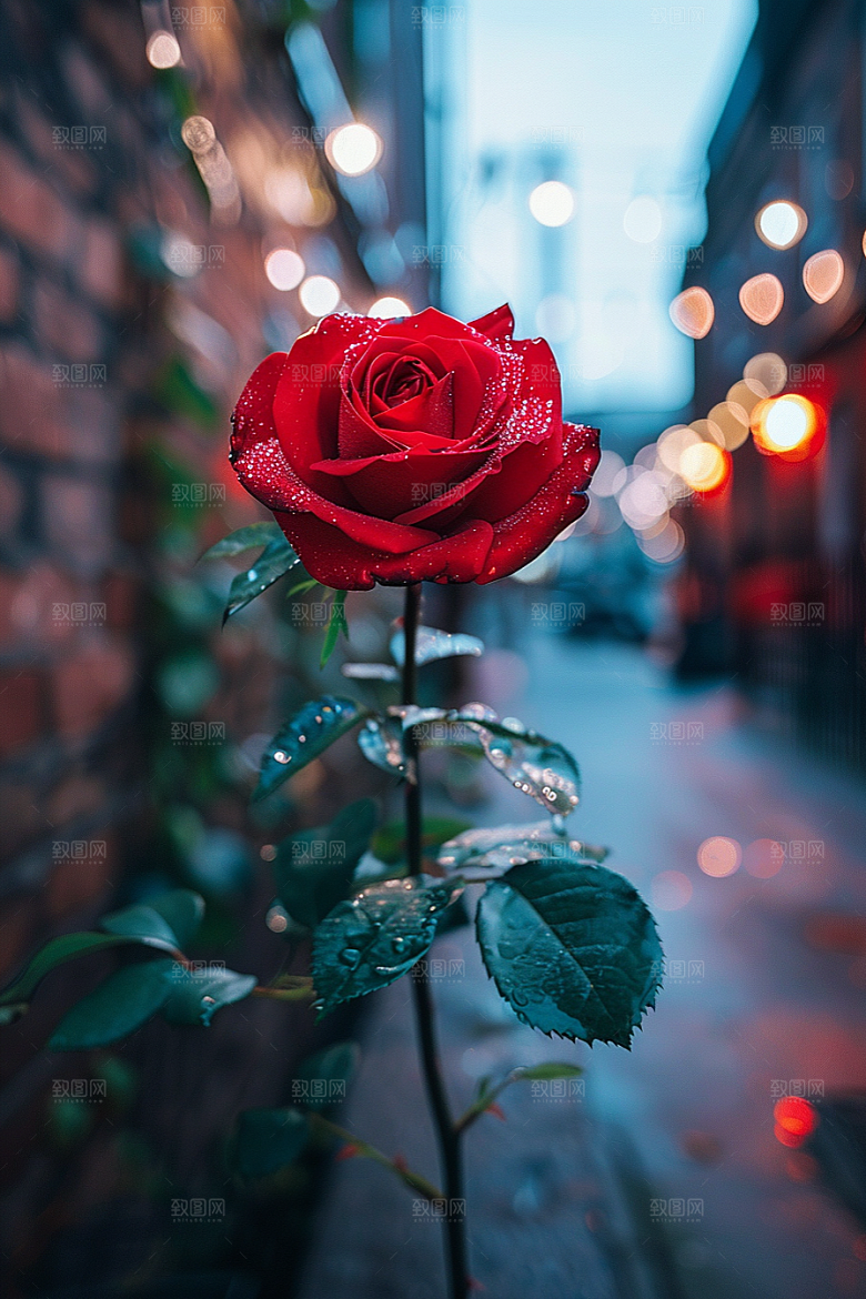 玫瑰花花朵复古素材