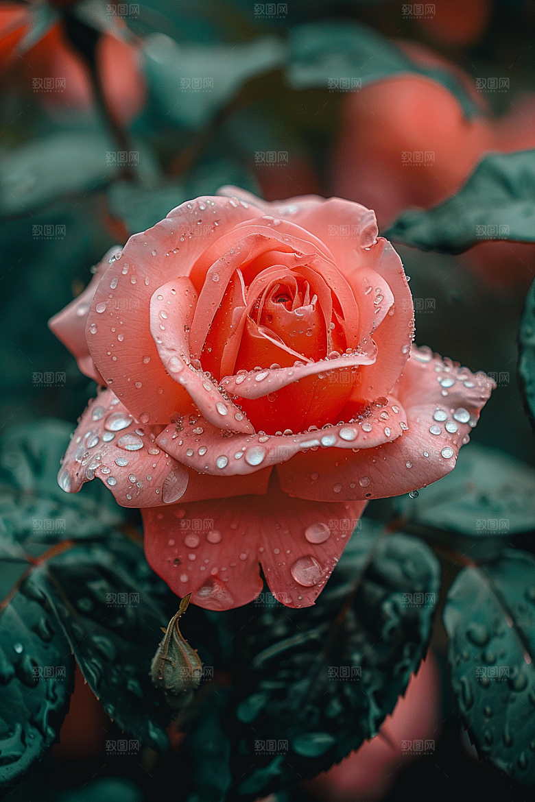 玫瑰花浪漫优雅素材