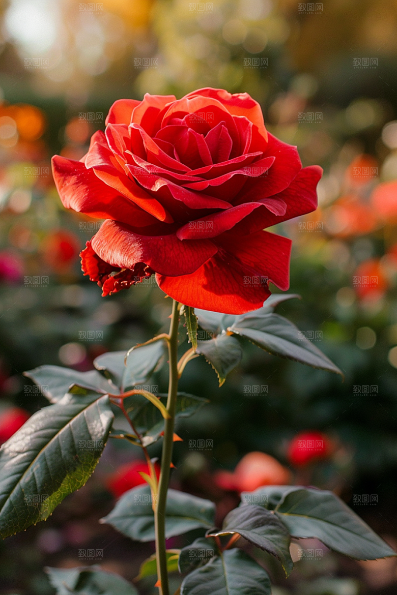 玫瑰花花卉唯美素材