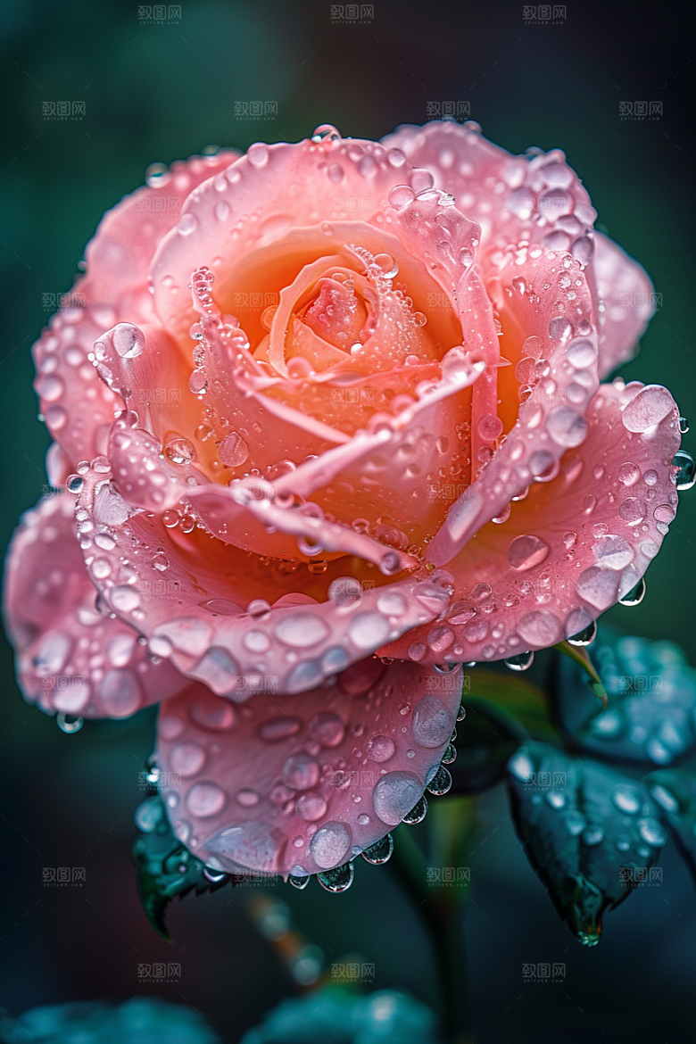 玫瑰花浪漫唯美素材