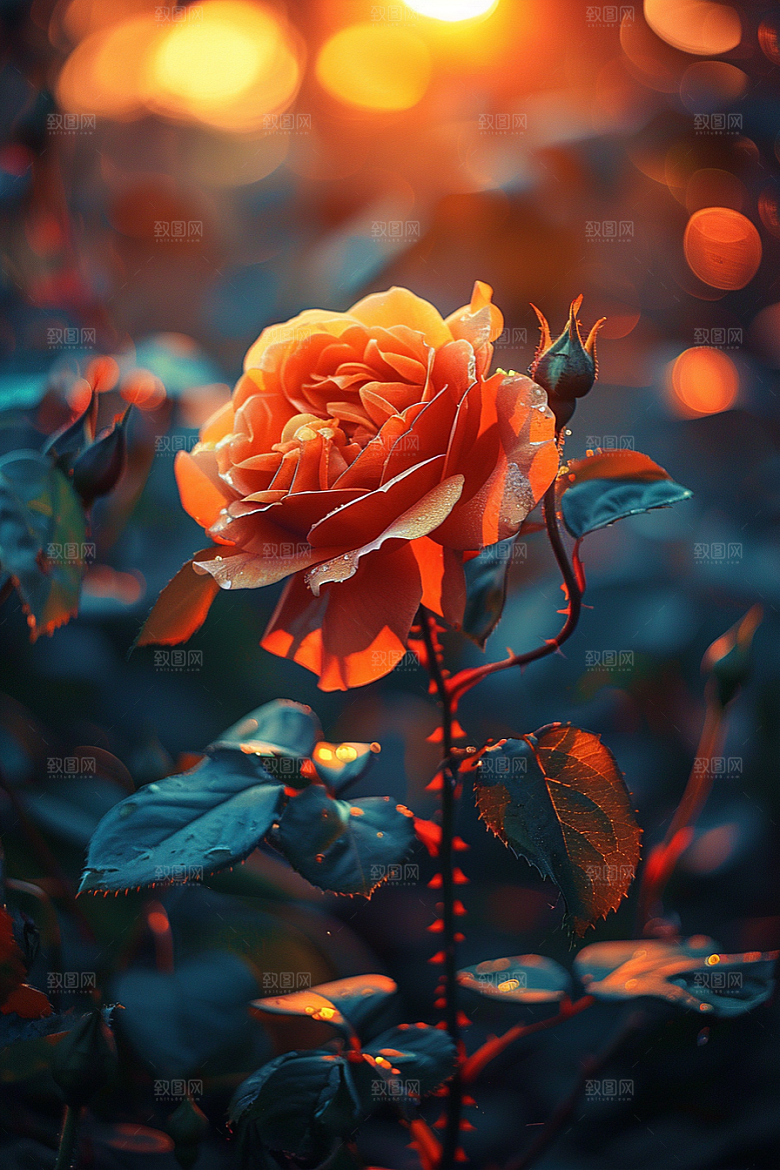 玫瑰花花卉蔷薇素材