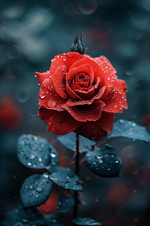 玫瑰花花卉繁花素材