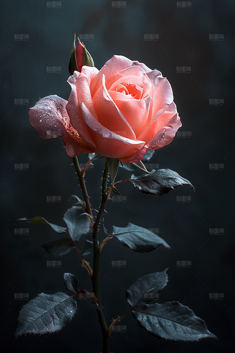 玫瑰花浪漫花卉素材
