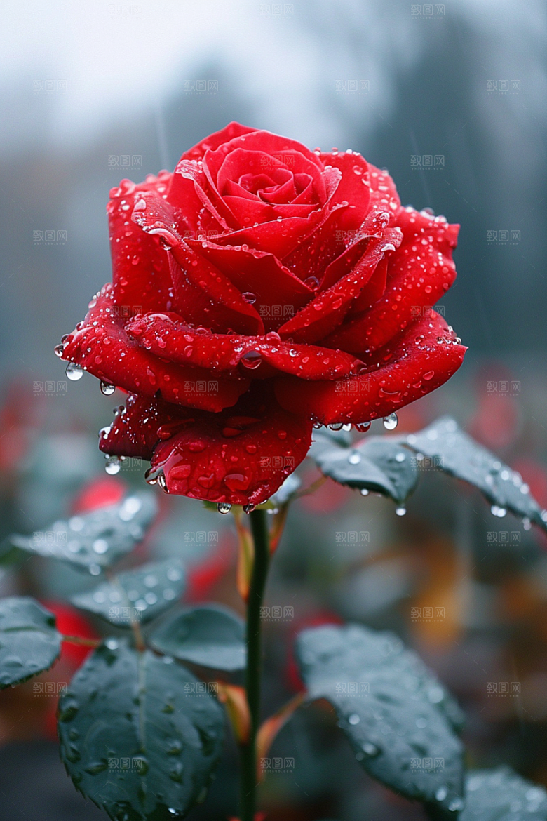 玫瑰花复古优雅素材