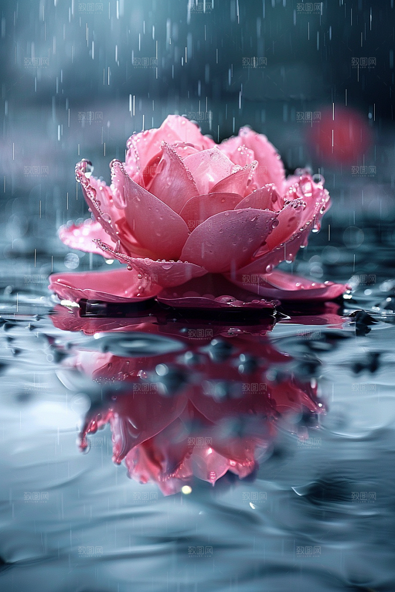 玫瑰花优雅繁花素材