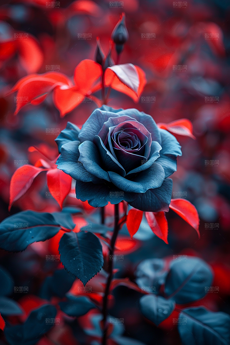玫瑰花月季花繁花素材