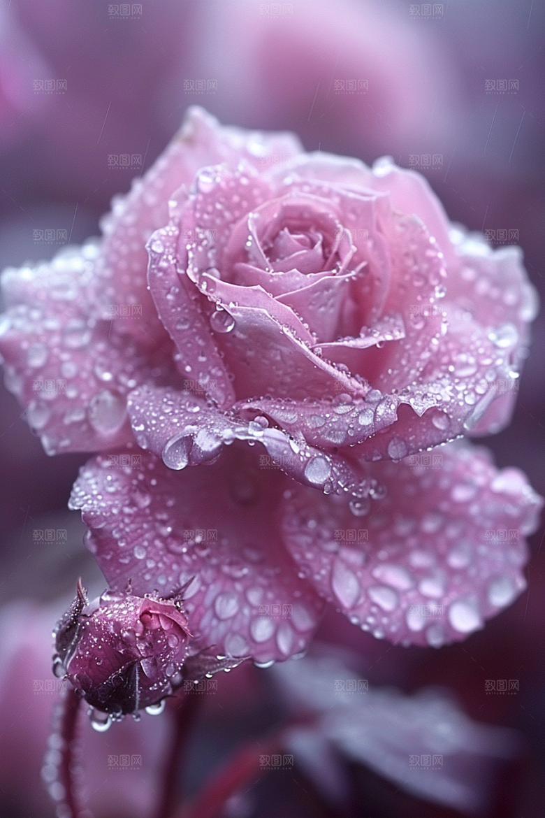 玫瑰花繁花浪漫素材
