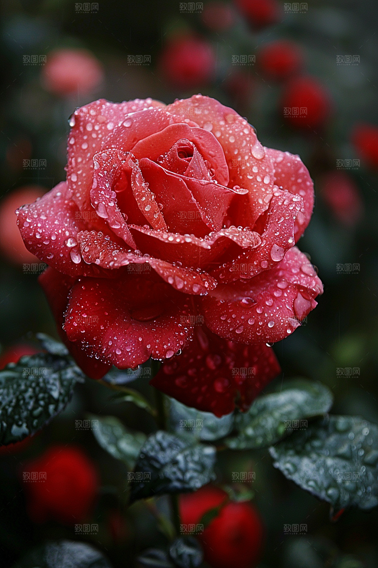 玫瑰花繁花复古素材