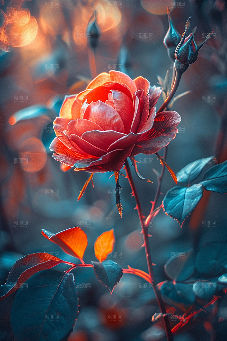 玫瑰花优雅浪漫素材