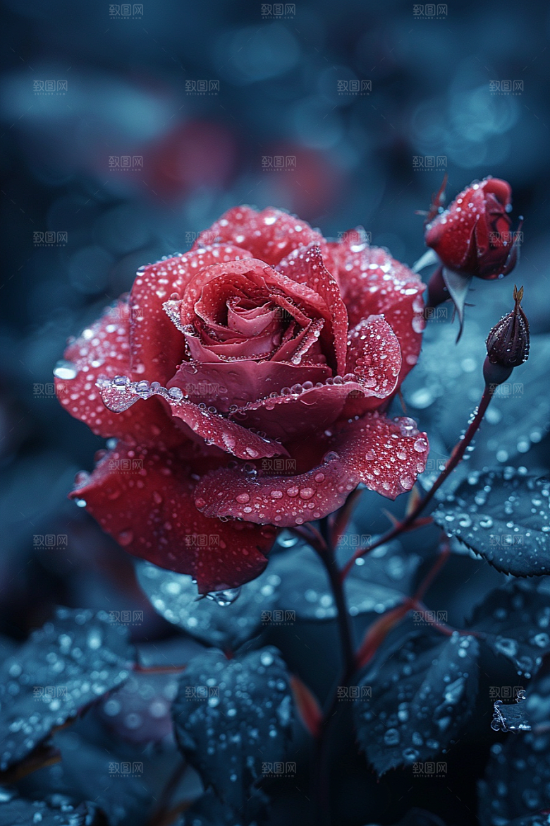 玫瑰花优雅月季花素材