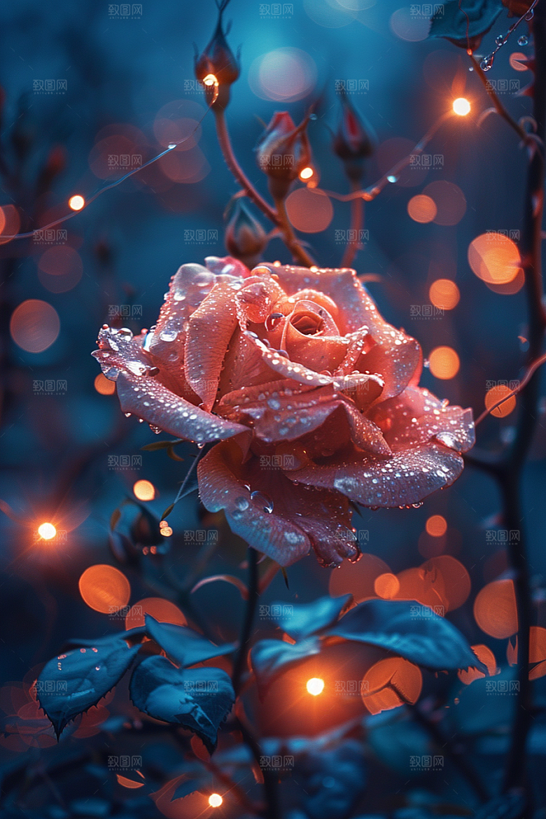 玫瑰花月季花优雅素材