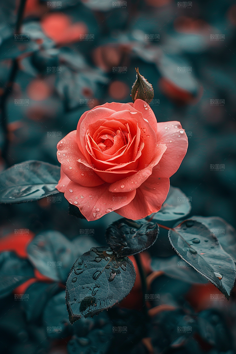 玫瑰花浪漫蔷薇素材