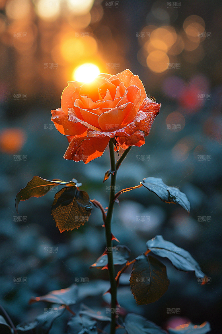 玫瑰花月季花浪漫素材