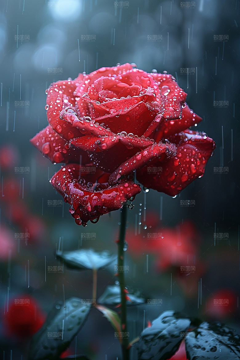 玫瑰花繁花高清素材