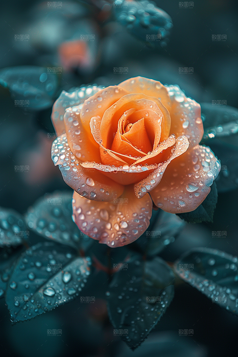 玫瑰花复古高清素材